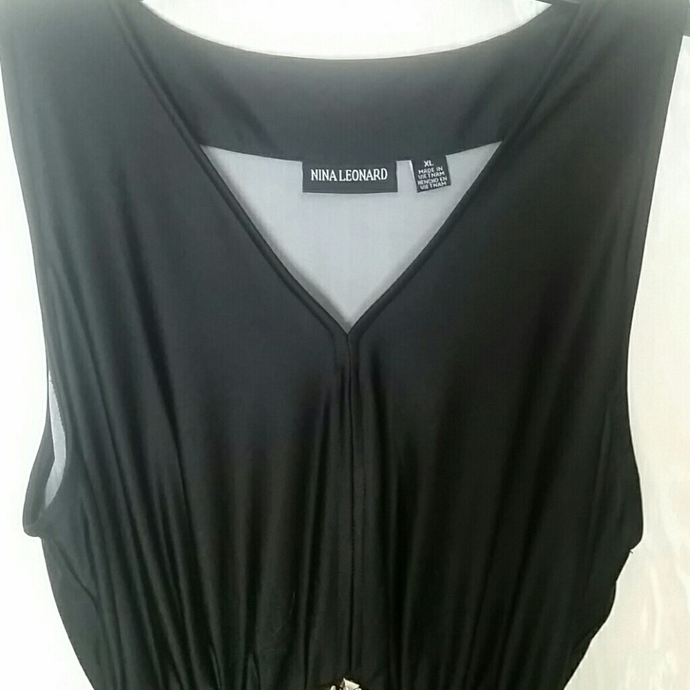Nina Leonard XL maxi dress